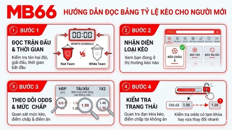 Cách Đọc Bảng Tỷ Lệ Kèo KUBET Cho Người Mới